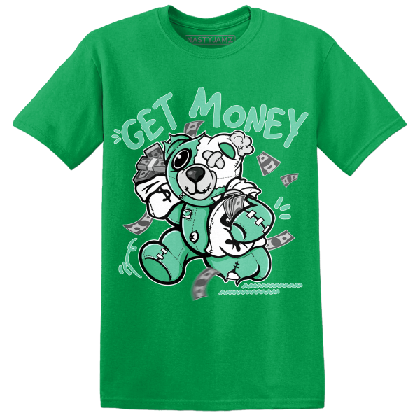 High OG Green Glow 1s T Shirt Match Get Money BER Jezsport.com