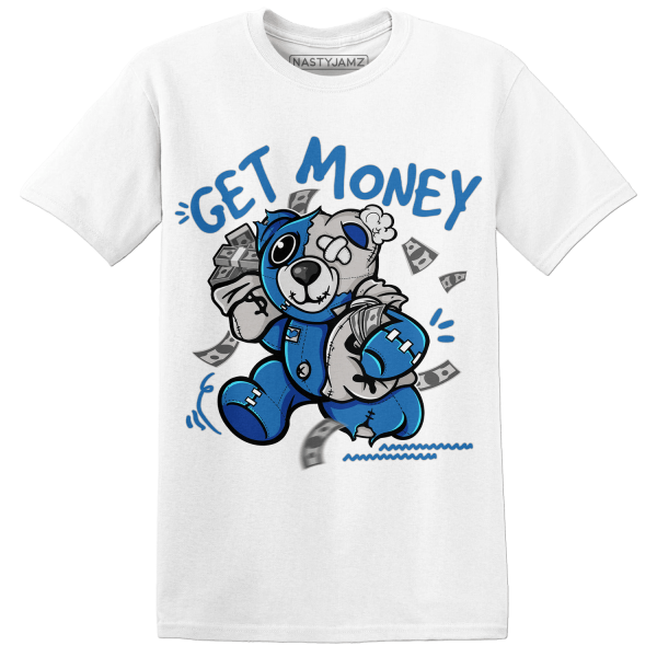 Industrial Blue 4s T Shirt Match Get Money BER Jezsport.com