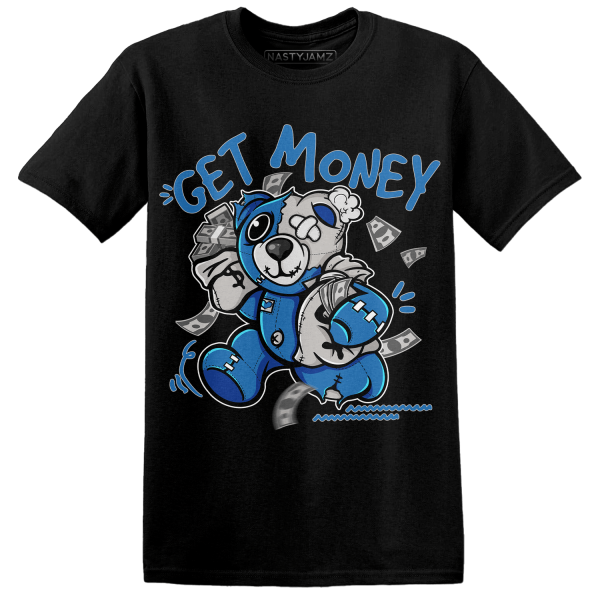 Industrial Blue 4s T Shirt Match Get Money BER Jezsport.com