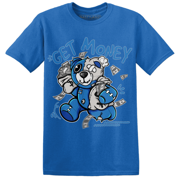 Industrial Blue 4s T Shirt Match Get Money BER Jezsport.com