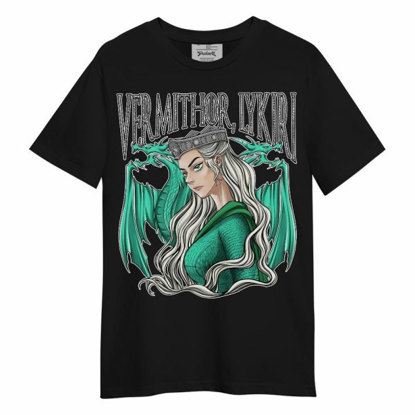 Black Green Glow 3s Shirt - Dragon's Mom Unisex Shirt Matching Jordan Shirt Jezsport.com