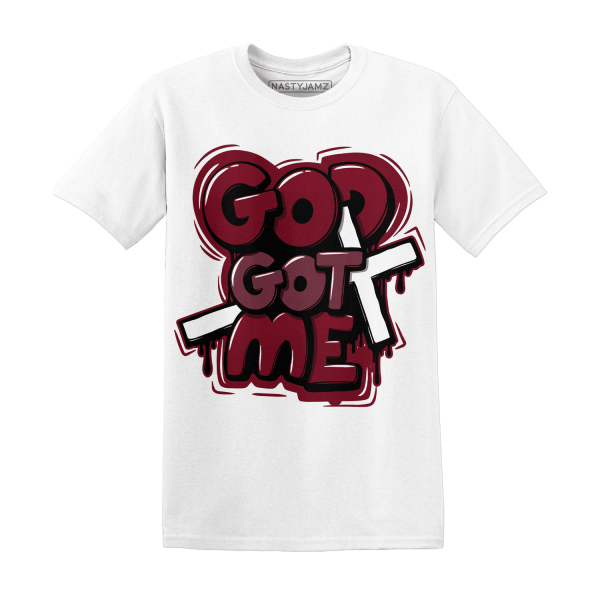 High White Team Red 1s T Shirt God Got Me Jezsport.com