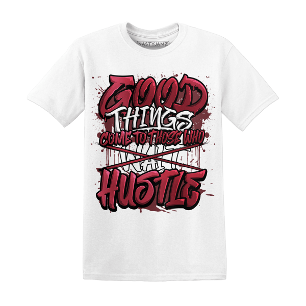 High 85 Metallic Burgundy 1s T Shirt Match Good Things Jezsport.com