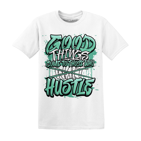 High OG Green Glow 1s T Shirt Match Good Things Jezsport.com