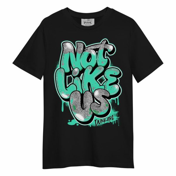 Black Green Glow 3s Shirt - None Like Us Graphic Unisex Shirt Matching Jordan Shirt Jezsport.com