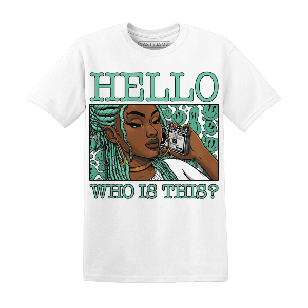 High OG Green Glow 1s T Shirt Match Hello Girl Jezsport.com