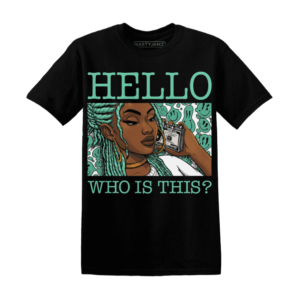 High OG Green Glow 1s T Shirt Match Hello Girl Jezsport.com