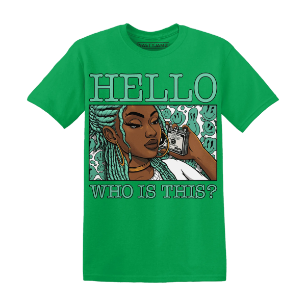 High OG Green Glow 1s T Shirt Match Hello Girl Jezsport.com