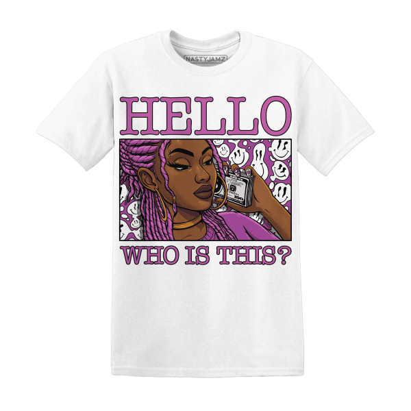 GS Hyper Violet 4s T Shirt Match Hello Girl Jezsport.com