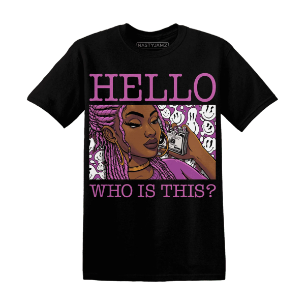 GS Hyper Violet 4s T Shirt Match Hello Girl Jezsport.com