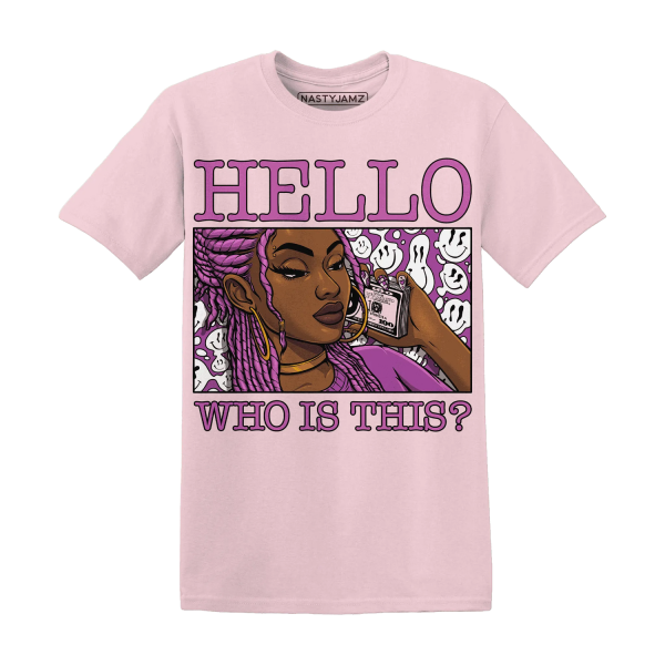 GS Hyper Violet 4s T Shirt Match Hello Girl Jezsport.com