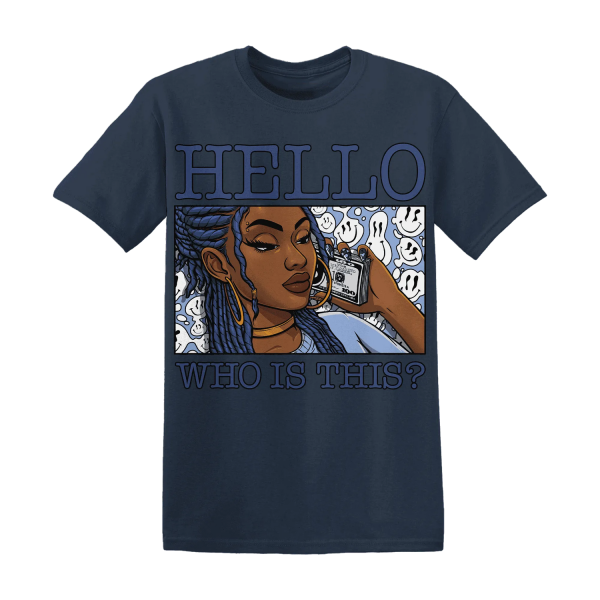 Midnight Navy 5s T Shirt Match Hello Girl Jezsport.com