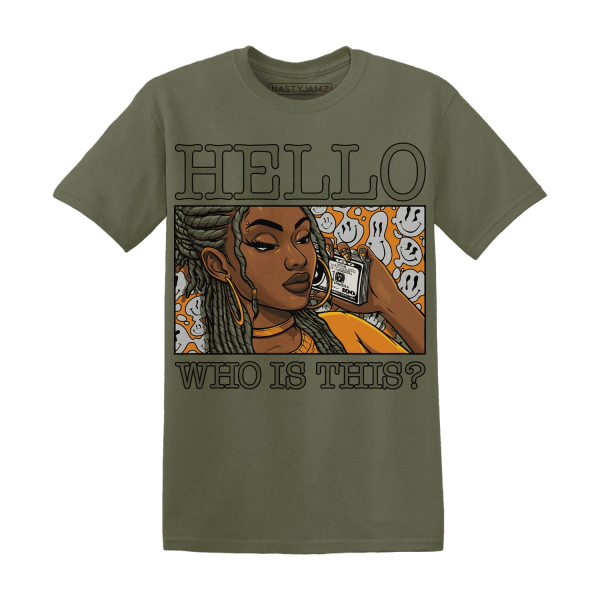 Olive 5s T Shirt Match Hello Girl Jezsport.com