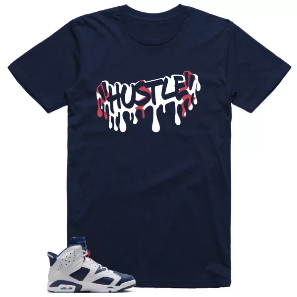 Hustle Shirt to Match Jordan 6 Olympic Jezsport.com