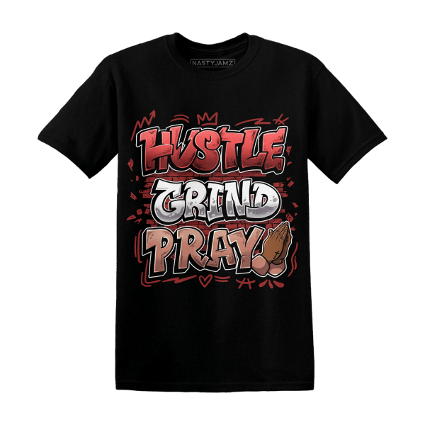 Dune Red 13s T Shirt Match Hustle Grind Pray Jezsport.com