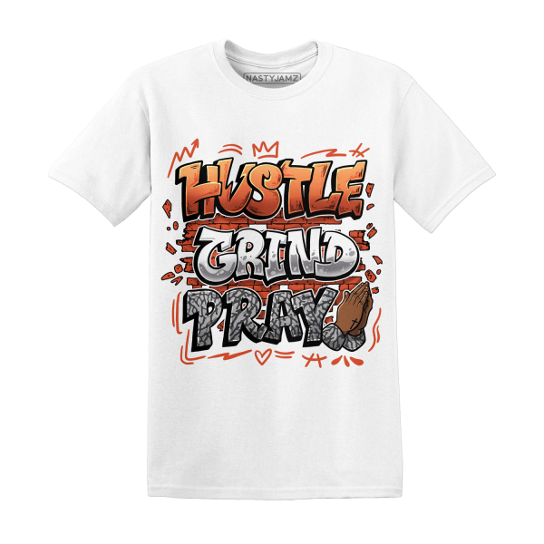 Georgia Peach 3s T Shirt Match Hustle Grind Pray Jezsport.com