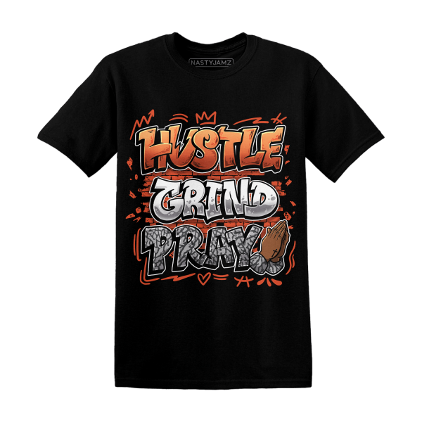 Georgia Peach 3s T Shirt Match Hustle Grind Pray Jezsport.com