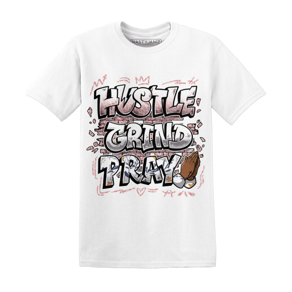 Red Stardust 3s T Shirt Match Hustle Grind Pray Jezsport.com