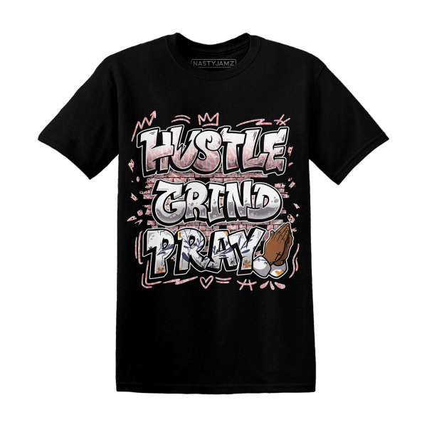 Red Stardust 3s T Shirt Match Hustle Grind Pray Jezsport.com