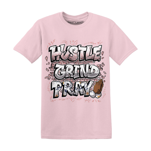 Red Stardust 3s T Shirt Match Hustle Grind Pray Jezsport.com