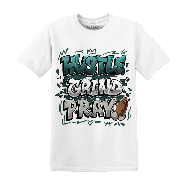 Oxidized Green 4s T Shirt Match Hustle Grind Pray Jezsport.com