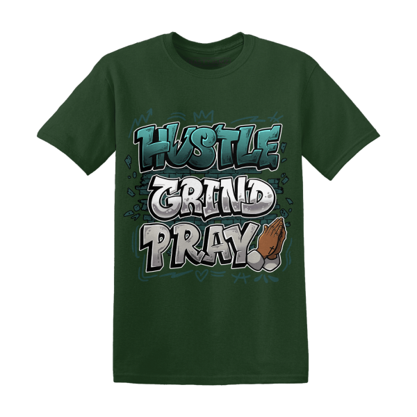 Oxidized Green 4s T Shirt Match Hustle Grind Pray Jezsport.com