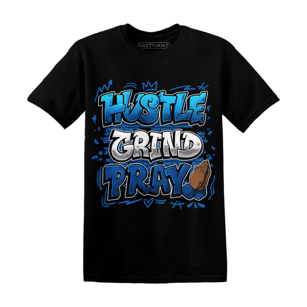 Royal Reimagined 1s T Shirt Match Hustle Grind Pray Jezsport.com