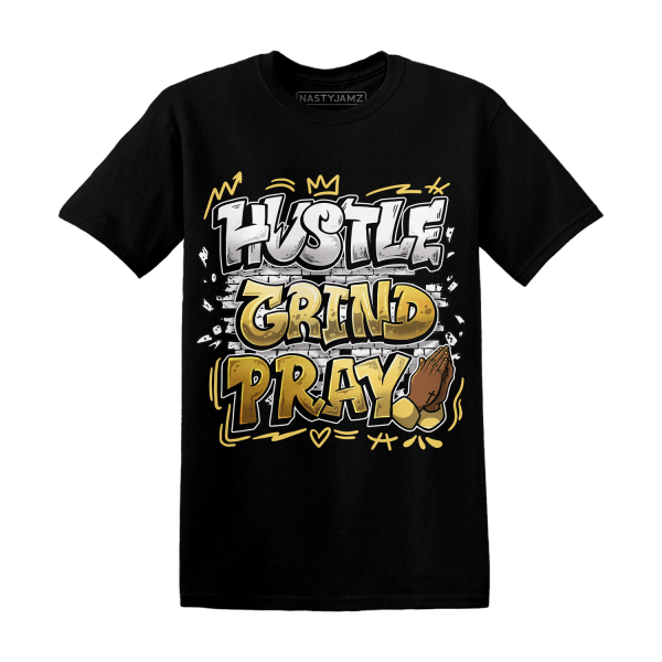 Sail 4s T Shirt Match Hustle Grind Pray Jezsport.com