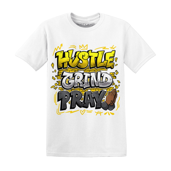 Thunder 4s T Shirt Match Hustle Grind Pray Jezsport.com