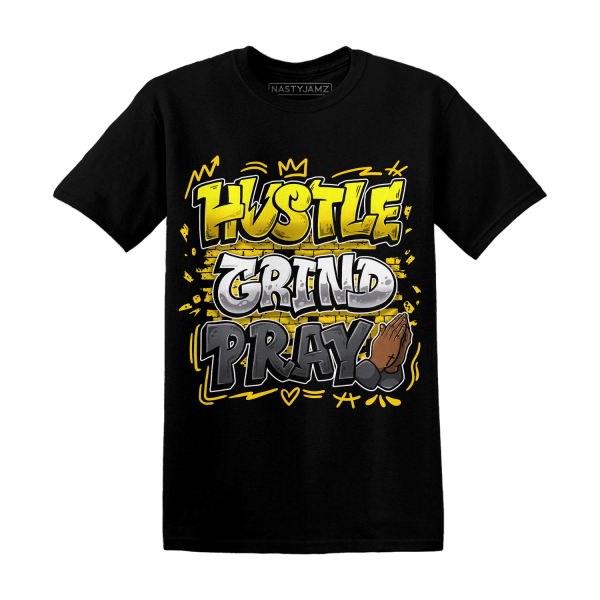 Thunder 4s T Shirt Match Hustle Grind Pray Jezsport.com