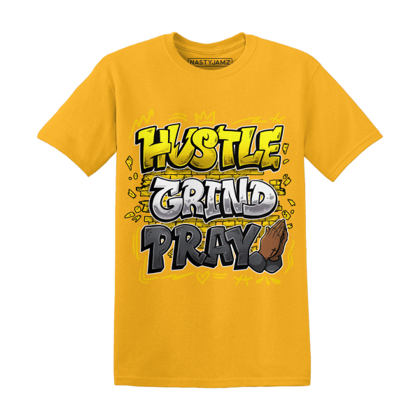 Thunder 4s T Shirt Match Hustle Grind Pray Jezsport.com