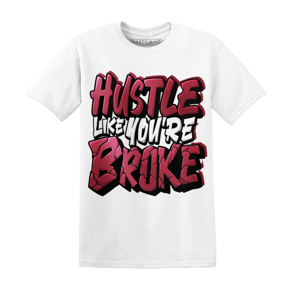 High 85 Metallic Burgundy 1s T Shirt Match Hustle Like Broke Jezsport.com