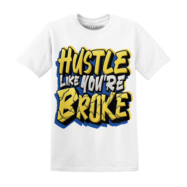 Low OG Canary TVSC 1s T Shirt Match Hustle Like Broke Jezsport.com