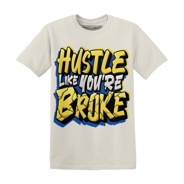 Low OG Canary TVSC 1s T Shirt Match Hustle Like Broke Jezsport.com