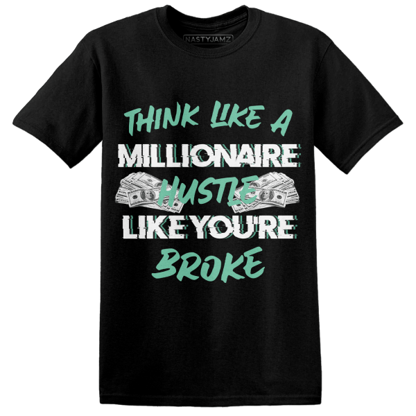 High OG Green Glow 1s T Shirt Match Hustle Millionaire Jezsport.com