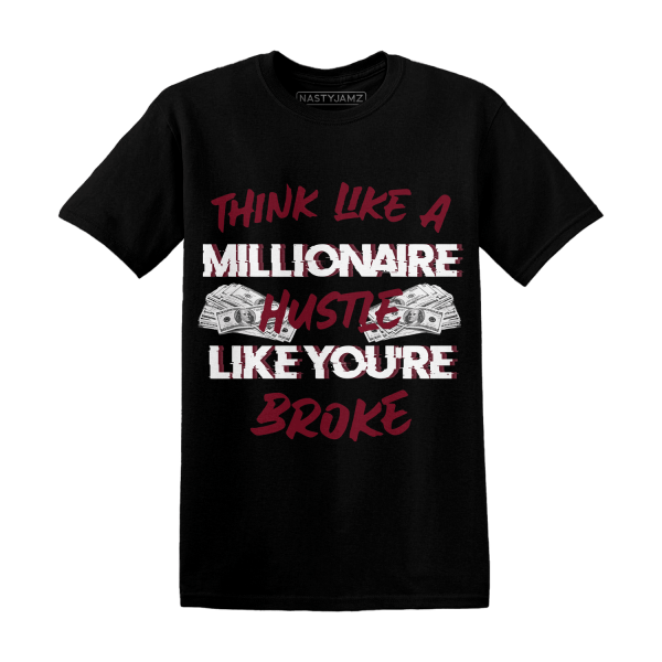 High White Team Red 1s T Shirt Match Hustle Millionaire Jezsport.com