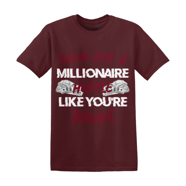 High White Team Red 1s T Shirt Match Hustle Millionaire Jezsport.com