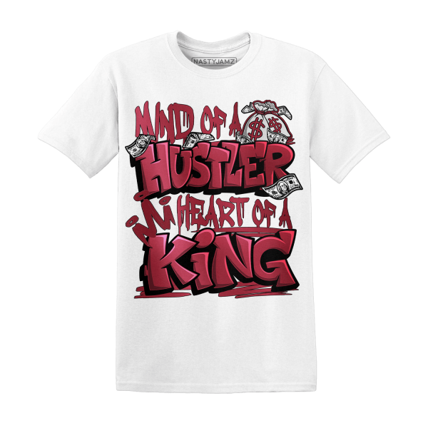 High 85 Metallic Burgundy 1s T Shirt Match Hustler Heart King Jezsport.com