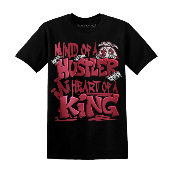 High 85 Metallic Burgundy 1s T Shirt Match Hustler Heart King Jezsport.com