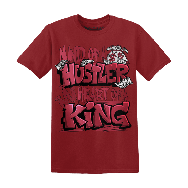 High 85 Metallic Burgundy 1s T Shirt Match Hustler Heart King Jezsport.com