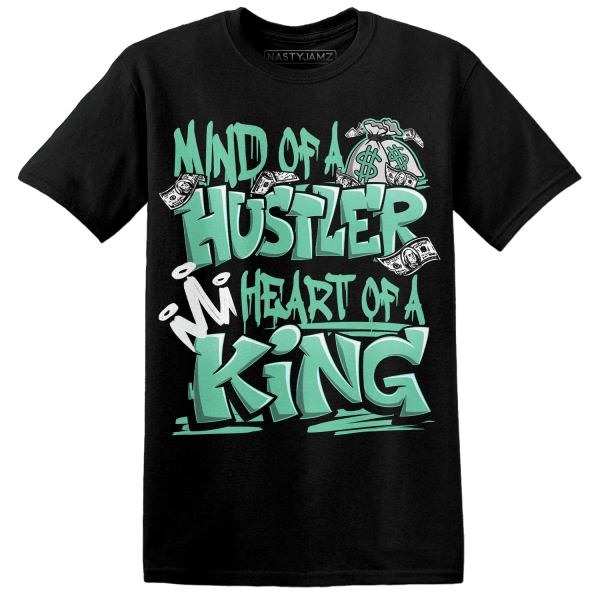 High OG Green Glow 1s T Shirt Match Hustler Heart King Jezsport.com