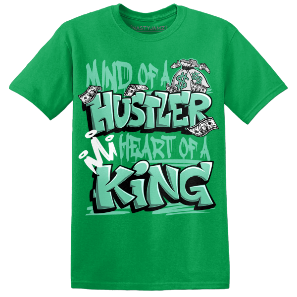 High OG Green Glow 1s T Shirt Match Hustler Heart King Jezsport.com