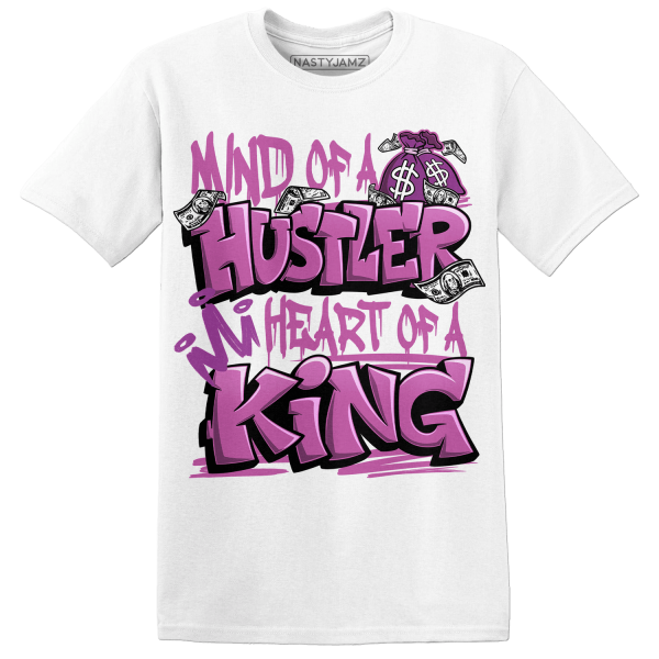 GS Hyper Violet 4s T Shirt Match Hustler Heart King Jezsport.com