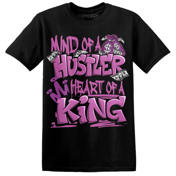 GS Hyper Violet 4s T Shirt Match Hustler Heart King Jezsport.com