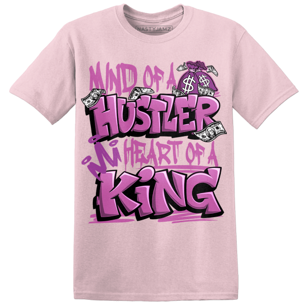 GS Hyper Violet 4s T Shirt Match Hustler Heart King Jezsport.com