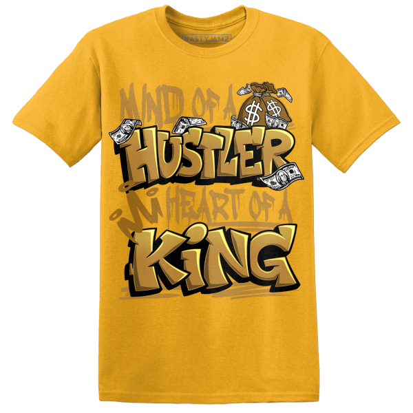 Wheat 13s T Shirt Match Hustler Heart King Jezsport.com