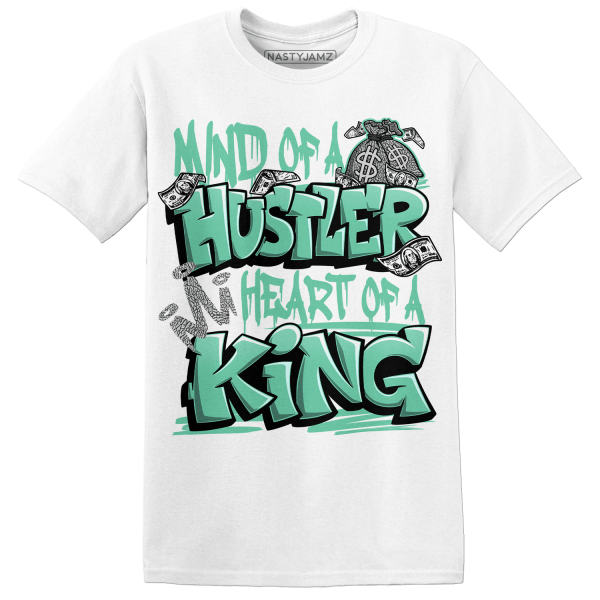 Green Glow 3s T Shirt Match Hustler Heart King Jezsport.com