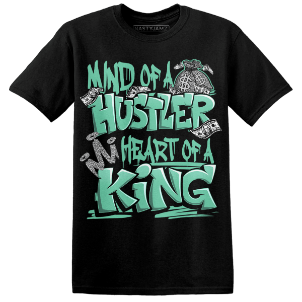 Green Glow 3s T Shirt Match Hustler Heart King Jezsport.com