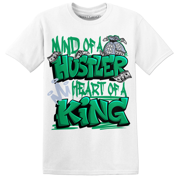 Lucky Green 5s T Shirt Match Hustler Heart King Jezsport.com