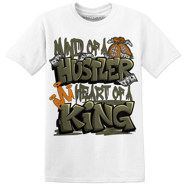 Olive 5s T Shirt Match Hustler Heart King Jezsport.com